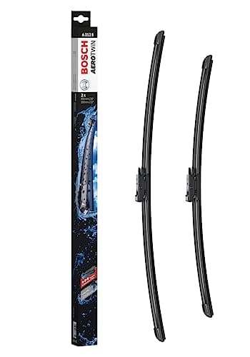 Bosch Balais d'Essuie–Glace Plats Aerotwin A212S, Longueur: 650mm/550mm – 1 Paire de Balais avant