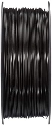Amazon Basics Filament PLA pour imprimante 3D, 1.75 mm, Noir, Bobine, 1 kg, 1 Spool