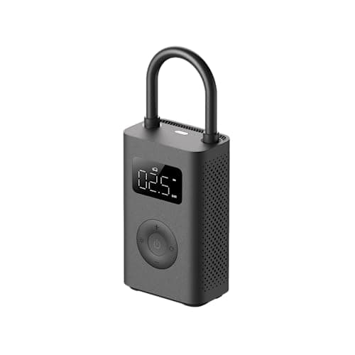 Xiaomi Mi Air Pump 2, Compresseur Electrique Portable, Lampe Torche Intégrée, Affichage Précis du Niveau de Batterie, Gonfle sous Tous Les Angles