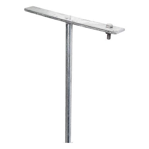 VOSS.farming Piquet de Terre Rond 75cm Clôture Électrique Prise de Terre Électrificateur