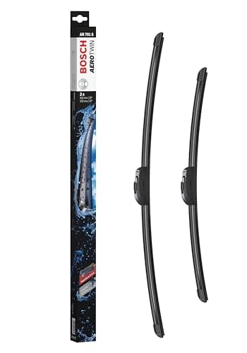 Bosch Balais d'Essuie–Glace Plats Aerotwin Retrofit AR701S, Longueur: 650mm/500mm – 1 Paire de Balais avant