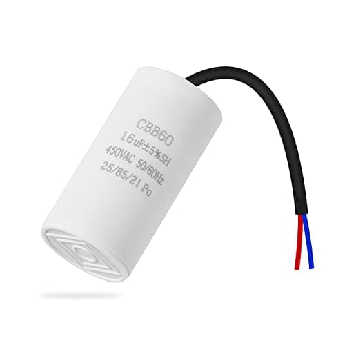 CBB60 450v 16uf 50/60HZ condensateur de démarrage, condensateur de moteur, condensateur de moteur, condensateur microfarad avec fil ANGEEK