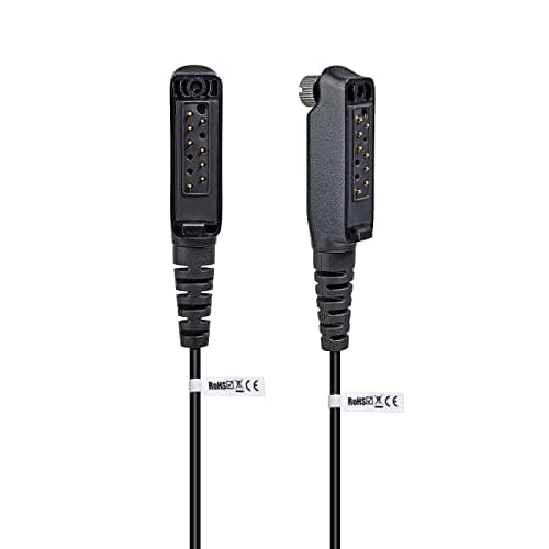 HYSHIKRA Sepura Oreillette compatible avec les radios Sepura STP8000 STP9000 SC20 SC21 (tube acoustique caché)