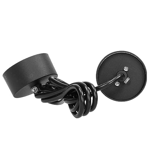 Miratic Suspension Luminaire Max 35W IP20 Rond Aluminium Source Lumineuse Remplaçable GU10 (Source Lumineuse Non Incluse) (noir)