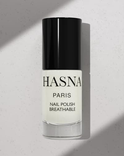 Hasna Paris - Vernis à Ongles Halal - Éco-Responsable - Brillance et Longue Tenue - Facile à Appliquer - 6ml (CREME)