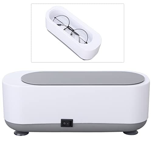 Nettoyeur à Ultrasons, Nettoyage En Profondeur à 360° Nettoyeur De Bijoux à Ultrasons Vibrations à Haute Fréquence Une Clé De Nettoyage Machine De Nettoyage à Ultrasons Pour Bijoux, Lunettes, Colliers