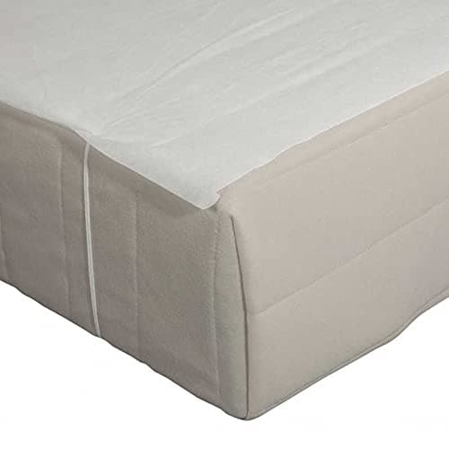Alese jetable lit Eco (Lot de 100) - 140 x 190-100% Polypropylène pour 2 Personnes Produits jetables idéaux pour gîtes, hôtels, Chambres d'hôtes - Alèse jetable Plateau Jusque 2 semaines Respirant