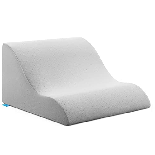 NOFFA Coussin de Lecture en Mousse à Mémoire de Forme pour Lit Oreiller Cale Dos Coussin à Coin Triangle est Idéal pour Soutenir Le Dos Lorsque Vous Détendez, Regardez la Télévision - Largeur Accrue