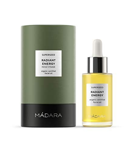 MADARA Organic Skin Care SUPERSEED Radiant Energy Facial Oil – Brightening & Radiance-Boosting Oil for Dull & Tired Skin, 30ml