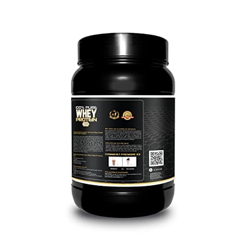 Whey Protein | Protéine pure avec Collagène + Magnésium | Tonifie et augmente la masse musculaire | Protège les muscles et aide à la récupération des tissus fibreux | 1000g de protéines chocolat