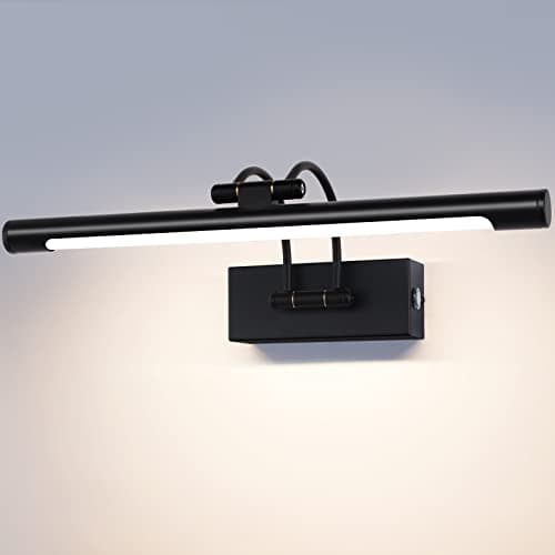 TYhogar Applique Miroir Lampe à LED pour Salle de Bain Eclairage Tableau Câblage Fixe 40cm 10W Applique Murale Salle de Bain Applique Murale Intérieure 3CCT avec Variation Continue