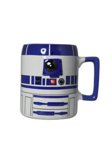 GIFTDECOR Tasse en céramique Star Wars R2D2 - 10 cm de hauteur - 350 ml