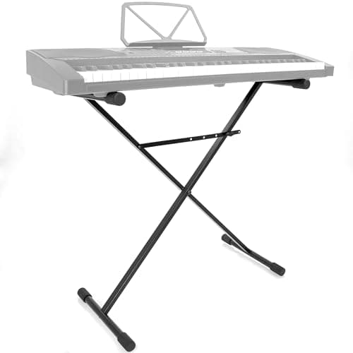 BoomToneDJ KS 1 Stand Clavier, en Métal, Noir