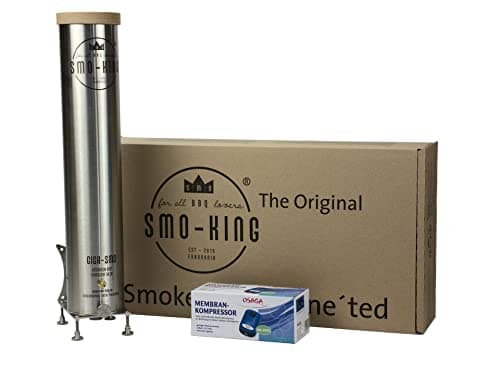 Smo-King GIGA-SMO Générateur de fumée froide 4 litres avec pompe à membrane 230 V Kit de démarrage