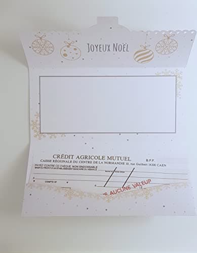 Enveloppe Noël Pochette carte cadeau pour chèque, argent, bons cadeaux (vouchers, billets d'avion, concert, soins), carte à offrir (motifs Noël Moderne)