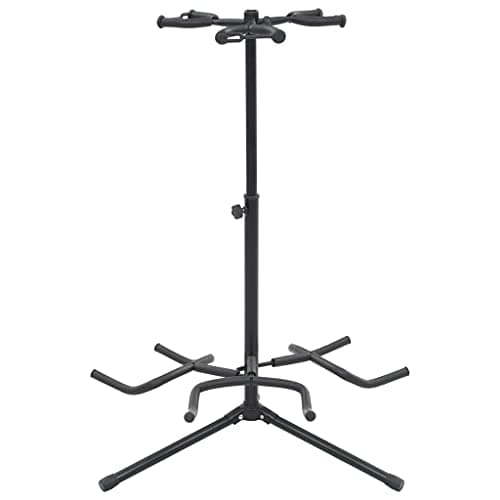Rantry Support de guitare en acier noir