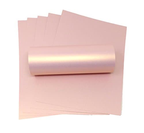 Papier décoratif double face A4 or rose nacré de 120 g/m2 (100)