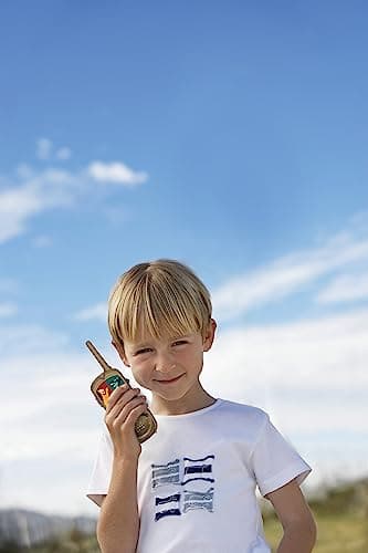 Lexibook, Harry Potter, Kit d’aventurier Sorcier pour Enfant avec Talkie-Walkies 120m, Baguette Magique avec Effets sonores et Lumineux, carnet, Stylo, Gomme Hedwige, Blanc/Or, RPTW11HP