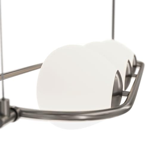 MAYTONI Lampe à Suspension Série Erich Style Modern, Armature métallique, diffuseur en verre dépoli, E14x3 40W