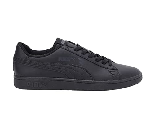 PUMA Puma Smash v2 L Baskets Mixte, Puma Noir Puma Noir, 43 EU