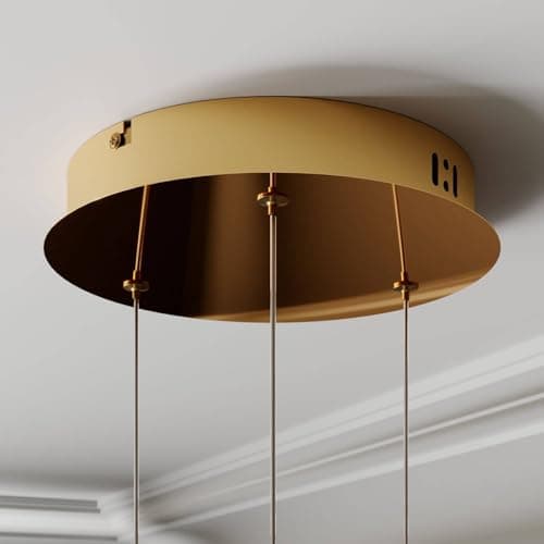 LED Suspension en verre Hayley Transparent Verre e. a. pour Salon & Salle à manger (à 3 lampes,), Luminaire, Lampe plafond, Luminaire Plafonnier, Suspendue