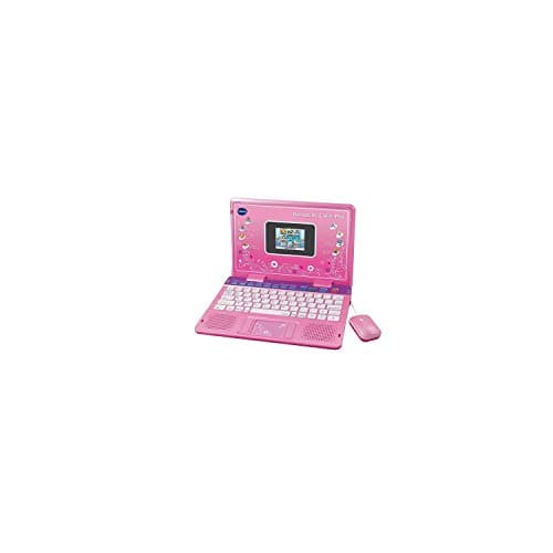 VTech Genius XL Color Pro Bilingue Rose, Ordinateur Enfant Dès 6 Ans