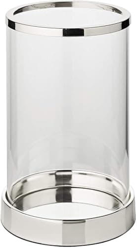 Edzard Lanterne Sanremo, argenté, résistant au ternissement, Hauteur 26 cm