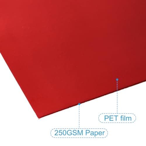 PATIKIL Feuilles de Carton Métallisé 12"x8.5", Lot de 10 Feuilles de Carton Réfléchissant de 10 Couleurs, 250gsm, pour Scrapbooking, Affiches, Bricolage, Cartes D'Invitation