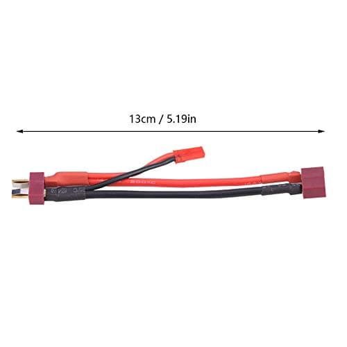Deans T Plug avec JST Plug câble d'alimentation 18AWG Fil pour Bateau Voiture Avion RC Accessoires D'AéromodélismeAccessoires pour modèles réduits d'avions