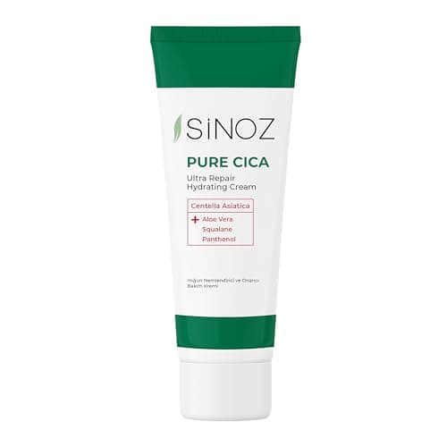Sinoz Pure Cica Crème Ultra Réparatrice,Anti-rougeurs et rougeurs, réparation de la peau, renforcement de la barrière cutanée, ultra hydratation50 ML