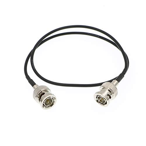 Alvin's Cables Blackmagic RG179 Coax BNC mâle à mâle HD SDI Câble pour BMCC caméra vidéo Flexible 50CM