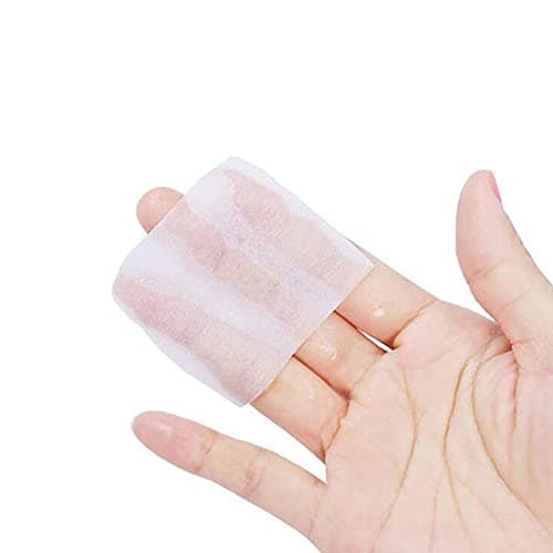 Lot de 1200 cotons jetables en coton pour démaquiller le visage, les yeux, les lèvres, les ongles, le visage