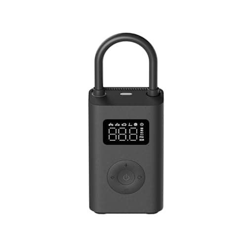 Xiaomi Mi Air Pump 2, Compresseur Electrique Portable, Lampe Torche Intégrée, Affichage Précis du Niveau de Batterie, Gonfle sous Tous Les Angles