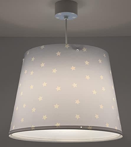 Dalber Lustre Chambre Lampe Suspension Pour Enfants Star Light Étoiles Bleu, 82212T, E27