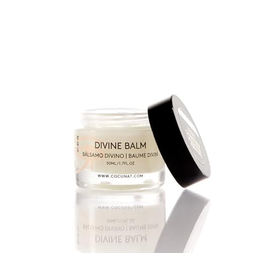 COCUNAT - Baume Divin - Baume Corporel Nourrissant et Apaisant - Tout en un - Crème Hydratante - 100% - Crème pour les Cicatrices, les Piqûres, les Cheveux et les Tatouages - 50 ml