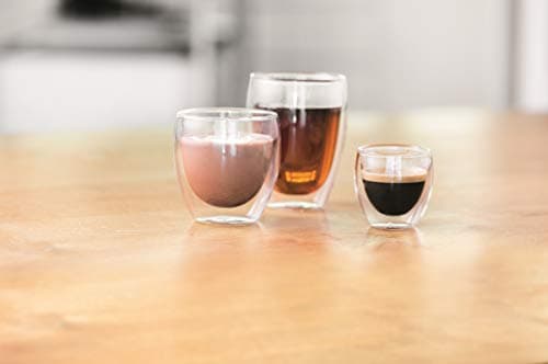 Bodum - 4557-10-12 - Pavina - Coffret de 6 Verres Double Paroi - 0.08 l, Transparent, 6 Unité