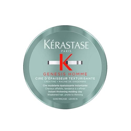 Kérastase, Genesis Homme, Cire Coiffante, Pour Cheveux Affaiblis & Affinés, Cire d'Épaisseur Texturisante, 75 ml