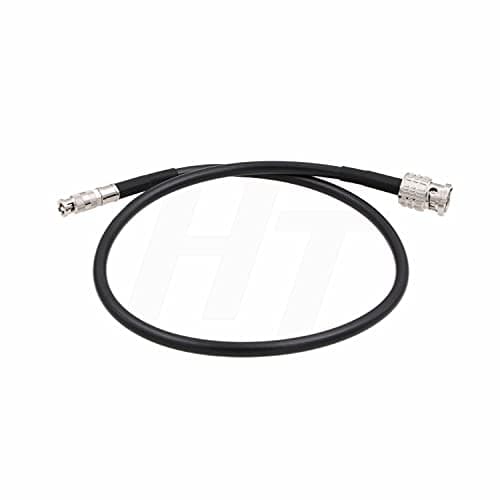 HangTon Câble vidéo 4K 12G SDI HD Micro BNC vers BNC standard pour caméra Blackmagic Video Assist 50 cm
