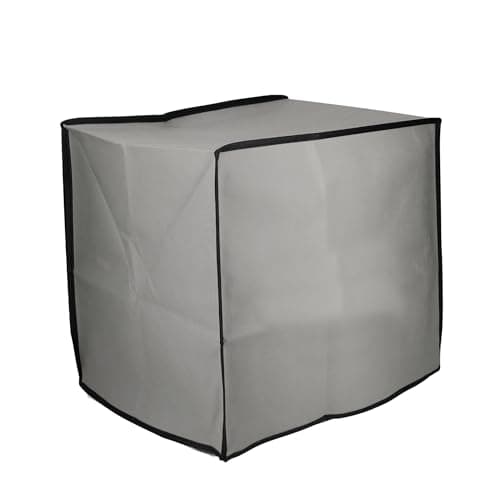 kwmobile Housse compatible avec Cosori Air Fryer 5.5L XXL housse - Housse de protection intégrale pour friteuse à chaud friteuse sans huile - gris clair