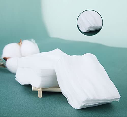 Lot de 1200 cotons jetables en coton pour démaquiller le visage, les yeux, les lèvres, les ongles, le visage