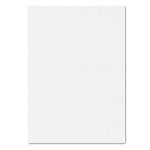 Blanc, A4 300 g/m2 Papier Coloré Cartonné, 50 Feuilles