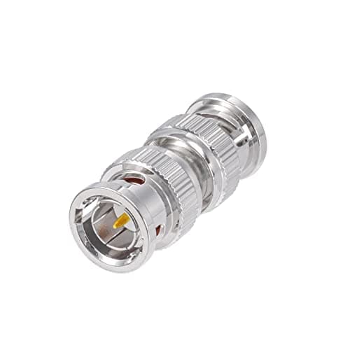 Superbat Connecteur BNC 75Ohm BNC Male à Male Barillet Adaptateur Coaxial RF à Faible Perte Support HD-SDI/3G-SDI/4K/8K pour Moniteur Caméra de Sécurité DVR Enregistreur(2 Pièces)