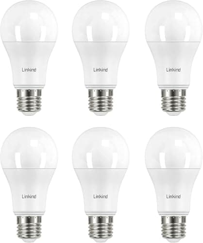 Linkind Ampoule LED E27 Blanc Chaud, 13W Equivalent 100W, 2700k Lumière Blanche Chaude 1521lm, Ampoule Standar A60 Gros Culot à Vis, No Dimmable, 220v-240v, Lot de 6