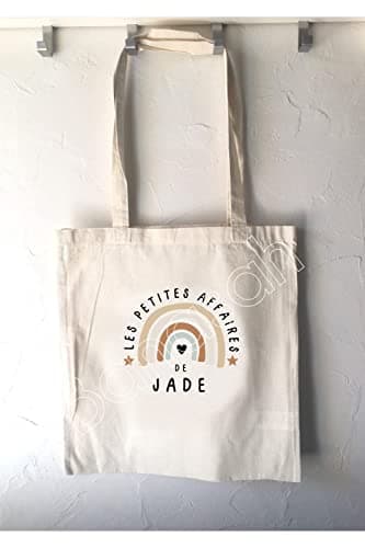 Tote Bag en coton personnalisé "Les petites affaires de ..."