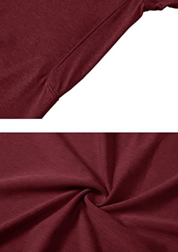 KEFITEVD Polo Homme Golf Tennis à Manche Courte Casual Sport T-Shirt Polyester Slim Fit Vetement,Vin Rouge,S