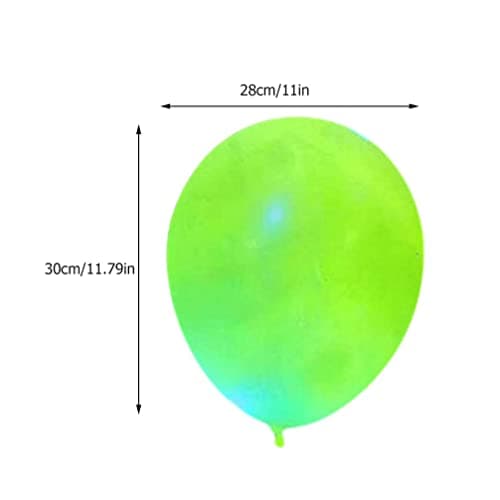 TOYANDONA 50Pcs Ballons de Fête Au Néon Ballons Fluorescents Ballons de Latex Colorés Ballons de Fête Lueur pour Blacklight Party Anniversaire Fournitures de Mariage 12 Pouces