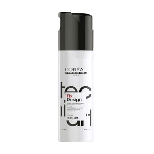 L'Oréal Professionnel, Spray Coiffant Fix Design, Force 5, Fixation et Tenue Longue Durée & Cheveux Brillants, Anti-Frisottis, Sans Résidus, Non Collant & Non Gras, Tecni Art 200 ml