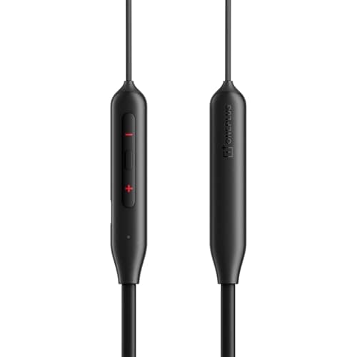 One Plus Bullets Z3 Écouteurs sans fil Bluetooth 5 pouces Spacial Audio - Pilotes de 12,4 mm, 36 heures d'autonomie (Mambo Midnight)