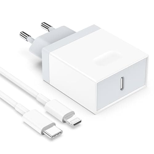 Anigaduo 25W USB C Rapide Chargeur et 2M Cable for iPhone 14/14 Plus/14 Pro/14 Pro Max/13/12/11/SE/X/XS/XR/8/7/6, USBC Prise Secteur Mural Type C Alimentation Adaptateur
