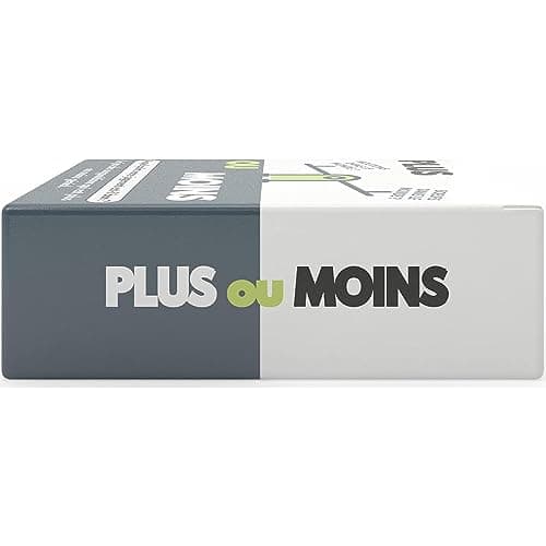 More or Less: Plus ou Moins | Version Française | Jeux de Cartes Amusants pour Les Adultes & Les Enfants |